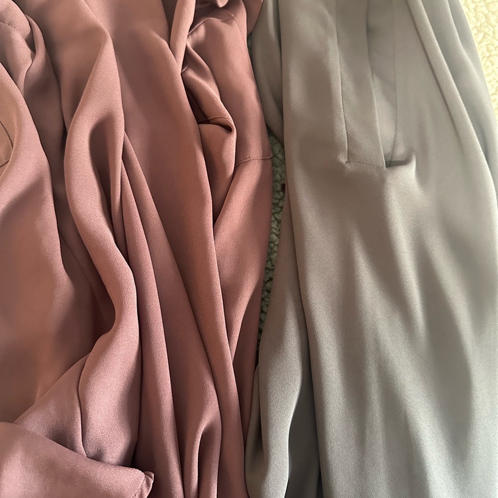Veronica M 3/4 Sleeve Blouse in purple/dusty lavender color size medium